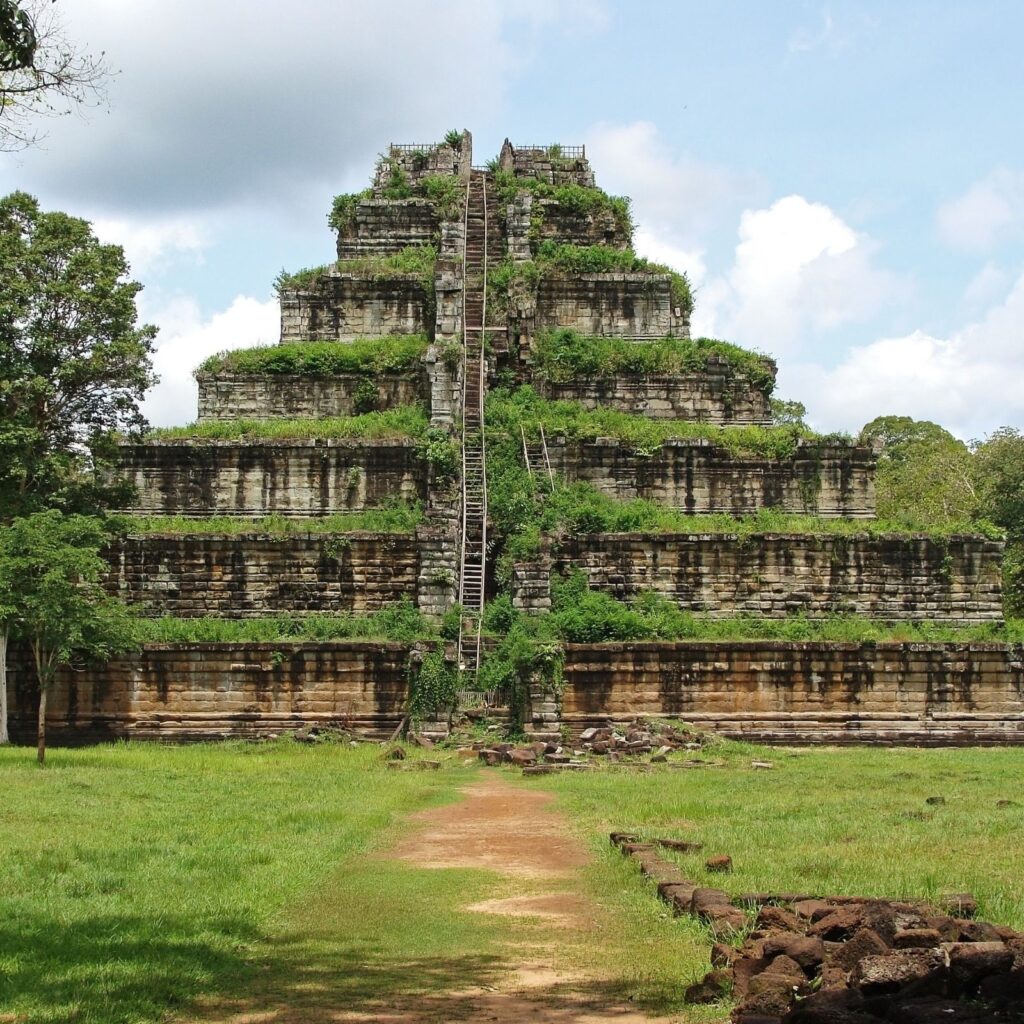 Koh Ker Pyramid in Cambodia