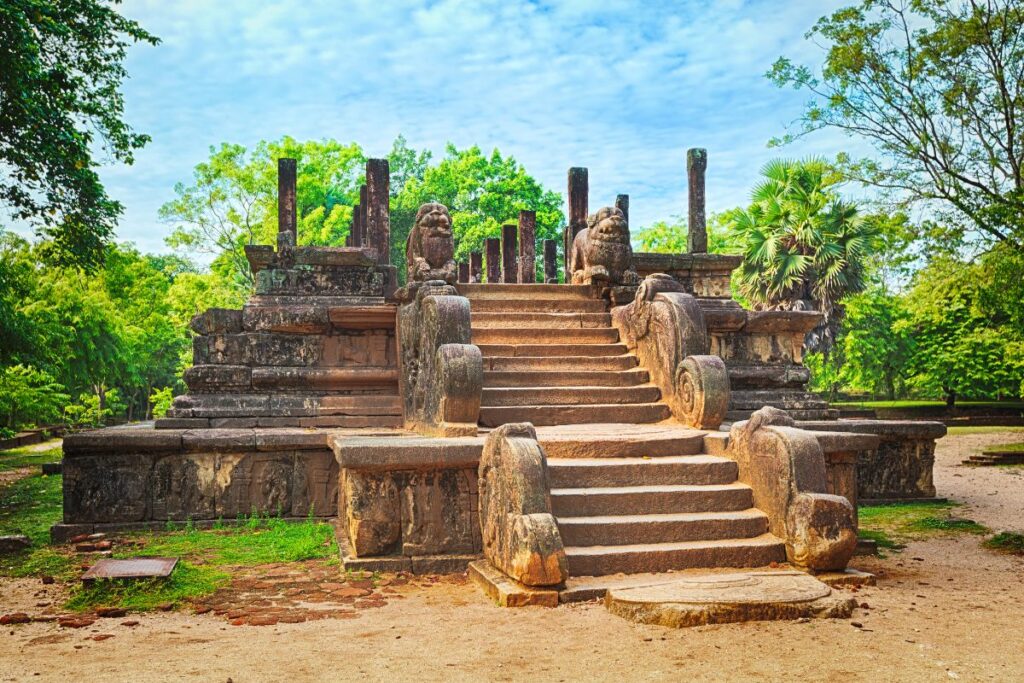 Palace of King Vijayabahu the Great, Polonnaruwa, Sri Lanka