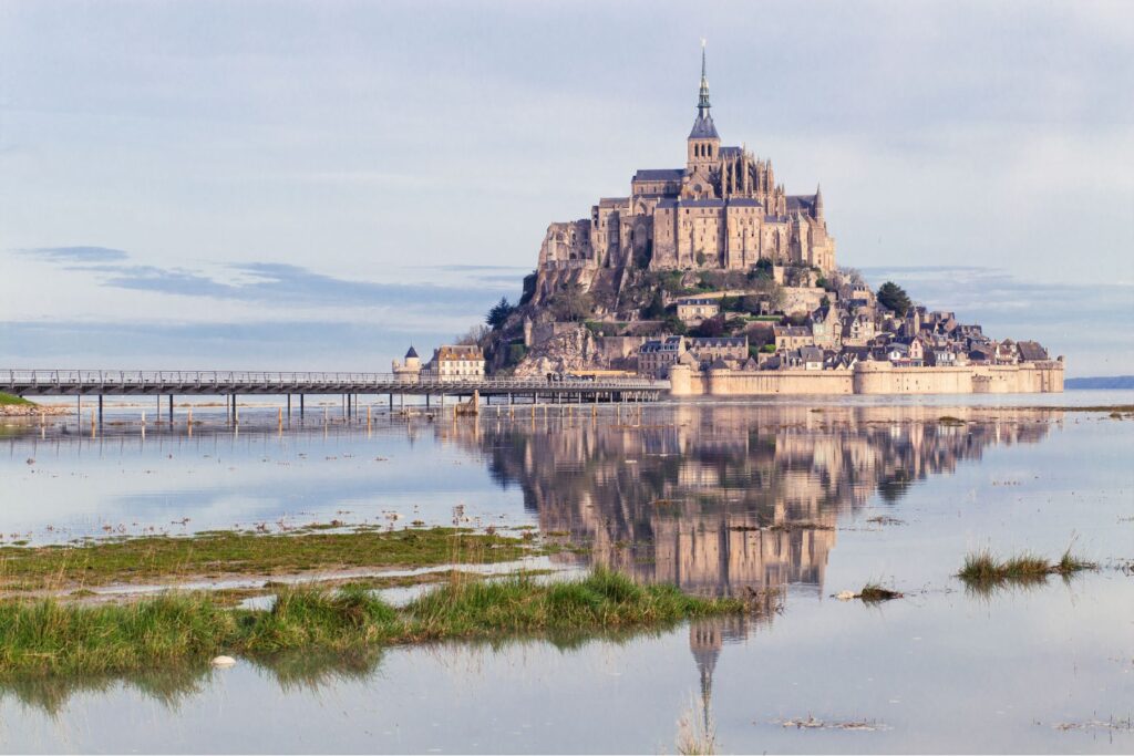 mont saint michel in france