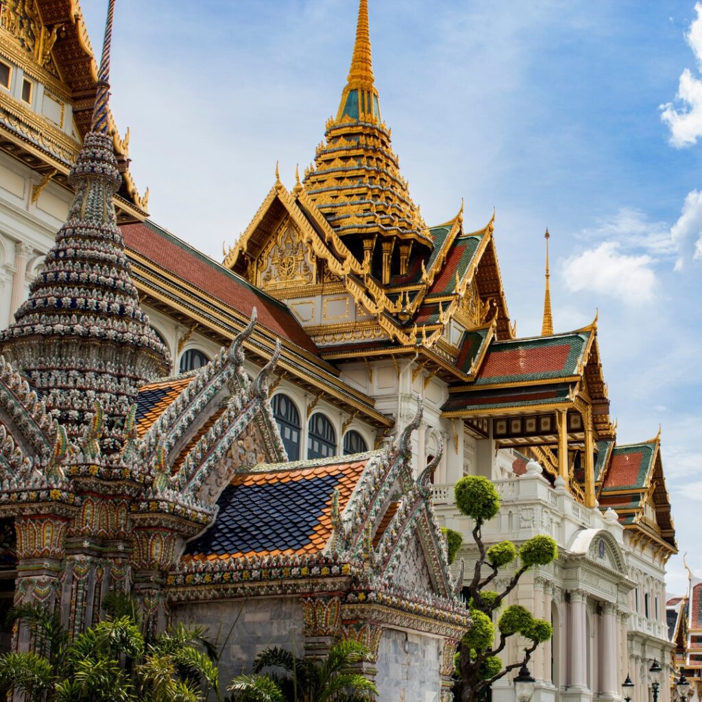 The Grand Palace in Bangkok, Thailand.