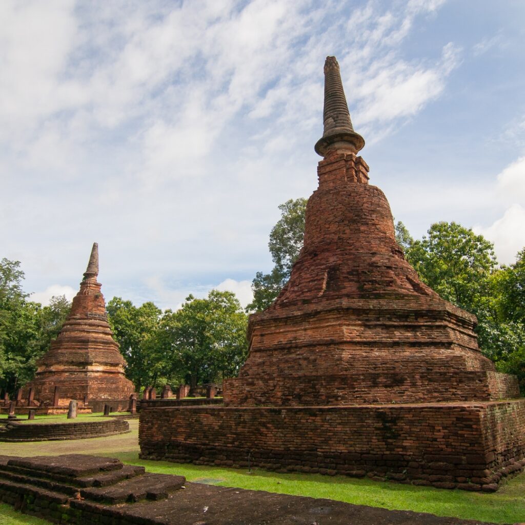 Stupas at Kamphaeng Phet, Thailand.